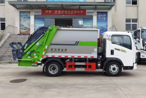 王力壓縮垃圾車廠家_5.8方重汽豪沃藍牌壓縮垃圾車價格 王力壓縮垃圾車廠家_5.8方重汽豪沃藍牌壓縮垃圾車價格